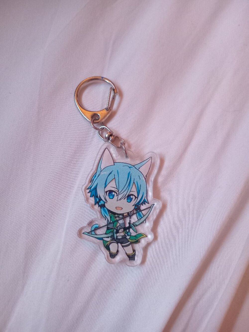 SAO Sinon Anime Keychain